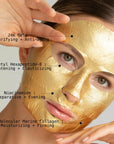 24k Gold Foil Premium Face Mask Set