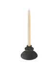 Arta Terracotta Candle Holder | Black