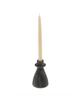 Arta Terracotta Candle Holder | Black