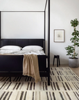 Bennett Rug | Ivory/Charcoal