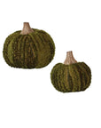 Boucle Pumpkin | Forest Green