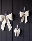 Cream Cotton Bow