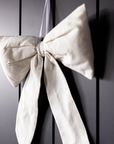Cream Cotton Bow