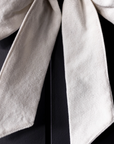 Cream Cotton Bow