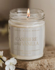 Cashmere + Vanilla Jar Candle | Stripes