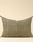Check Linen Pillow | Green