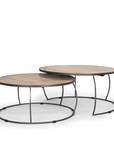 Clark Nesting Coffee Table | White Washed Wood