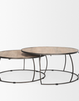 Clark Nesting Coffee Table | White Washed Wood