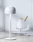 Dome Shade Cordless Table Lamp