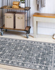 Noor Vintage Rug | Dark Charcoal