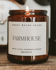 Farmhouse Amber Jar Candle