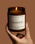 Farmhouse Amber Jar Candle