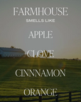 Farmhouse Amber Jar Candle