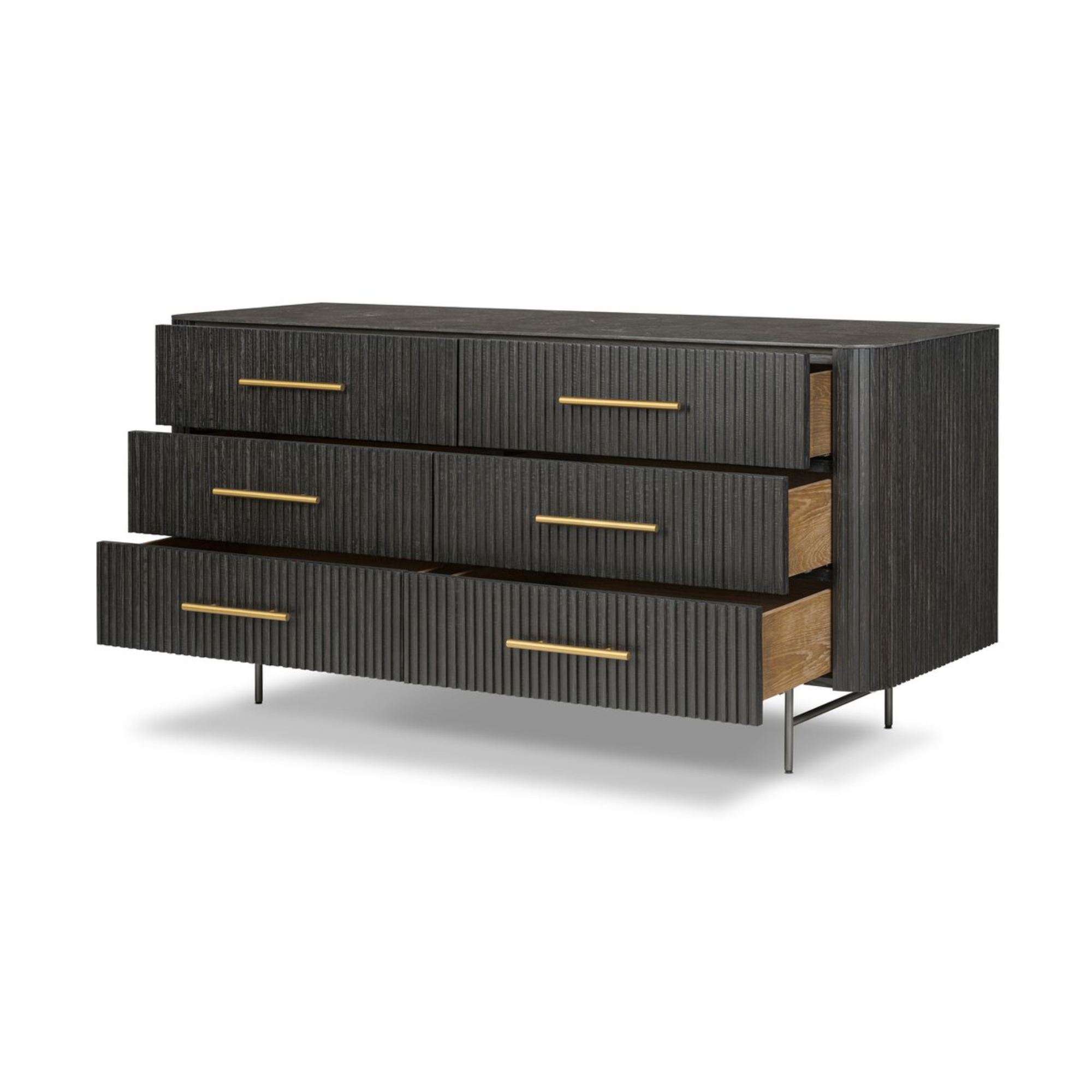 Fletcher 6 Drawer Dresser Simone & Ivy Fletcher 6 Drawer Dresser Simone & Ivy