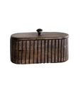 Fluted Mango Wood Box