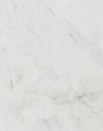 Kiva End Table | Polished White Marble