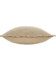 Fringed Boucle Pillow | Light Sand