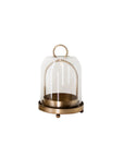 Glass + Gold Cloche