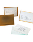 Gold Framed Quote With Easel