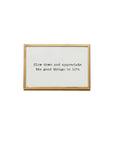 Gold Framed Quote With Easel