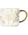 Gold Leaves Coffee Mug
