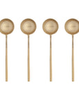 Gold Long Spoons | Set of 4