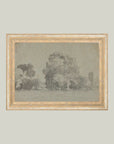 Grove Of Trees Framed Antique Art