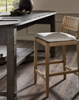 Hamlin Stool With Cushion | Dover Crescent