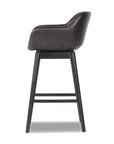 Hannah Swivel Stool | Sonoma Black