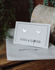 Heart Valley Stud Earrings