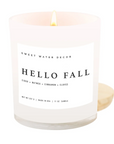 Hello Fall Candle