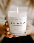 Hello Fall Candle