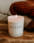 Hello Fall Candle