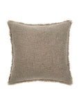 Fringed Boucle Pillow | Taupe