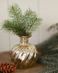 Mercury Swirl Bud Vase