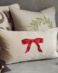 Velvet Bow Pillow