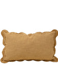 Velvet Scallop Pillow | Gold