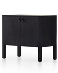 Isador Bar Cabinet | Black Wash Poplar