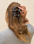 Oversized Flat Cloud Clip | Black