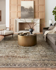 Layla Rug | Olive/Charcoal