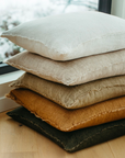Layna Linen Pillow | Almond