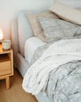 Layna Linen Pillow | Almond