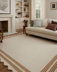 Loloi Scottie Rug | Ivory/Rust
