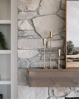 Luna Candlestick - Gold