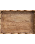 Mango Wood Scalloped Tray