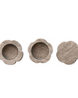 Marble Scalloped Stackable Pinch Pots