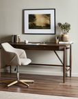 Markia Desk | Aged Oak Veneer