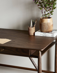 Markia Desk | Aged Oak Veneer