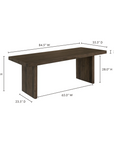 Monterey Dining Table | Aged Brown