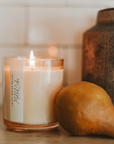Mulled Cider Tan Glass Candle